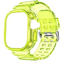 BEIMUSON Funda protectora transparente todo en uno para Apple Watch Ultra, Series 11/10/9/8/7/6/5/4/3, cobertura completa a prueba de golpes, carcasa blanda, ligera y duradera, instalación sin herramientas - Multicolor - Ver 33