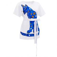 Band Anni Agnetha Costume, Stage Performance Outfit - Blue - View 9