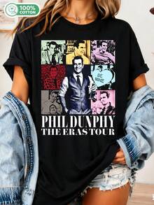 Vintage Phil Dunphy T-Shirt, Phil Dunphy T-Shirt, Phil Dunphy Sweater, Phil Dunphy Gift, Phil Dunphy Tee - Black - View 6