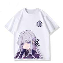 Camiseta Danganronpa Chigusa Hinata, top de manga corta, mercancía de anime, ropa de estudiante para hombres y mujeres, verano. - Blanco - Ver 7