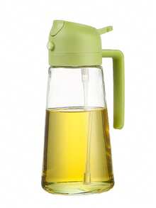 1個 16oz/470ml 玻璃橄欖油噴霧瓶,黑色,2合1多功能廚房工具。可噴出細膩均勻的油霧,適用於烹飪、氣炸鍋、沙拉和燒烤。設計精巧且現代。 - 彩色 - 查看 14