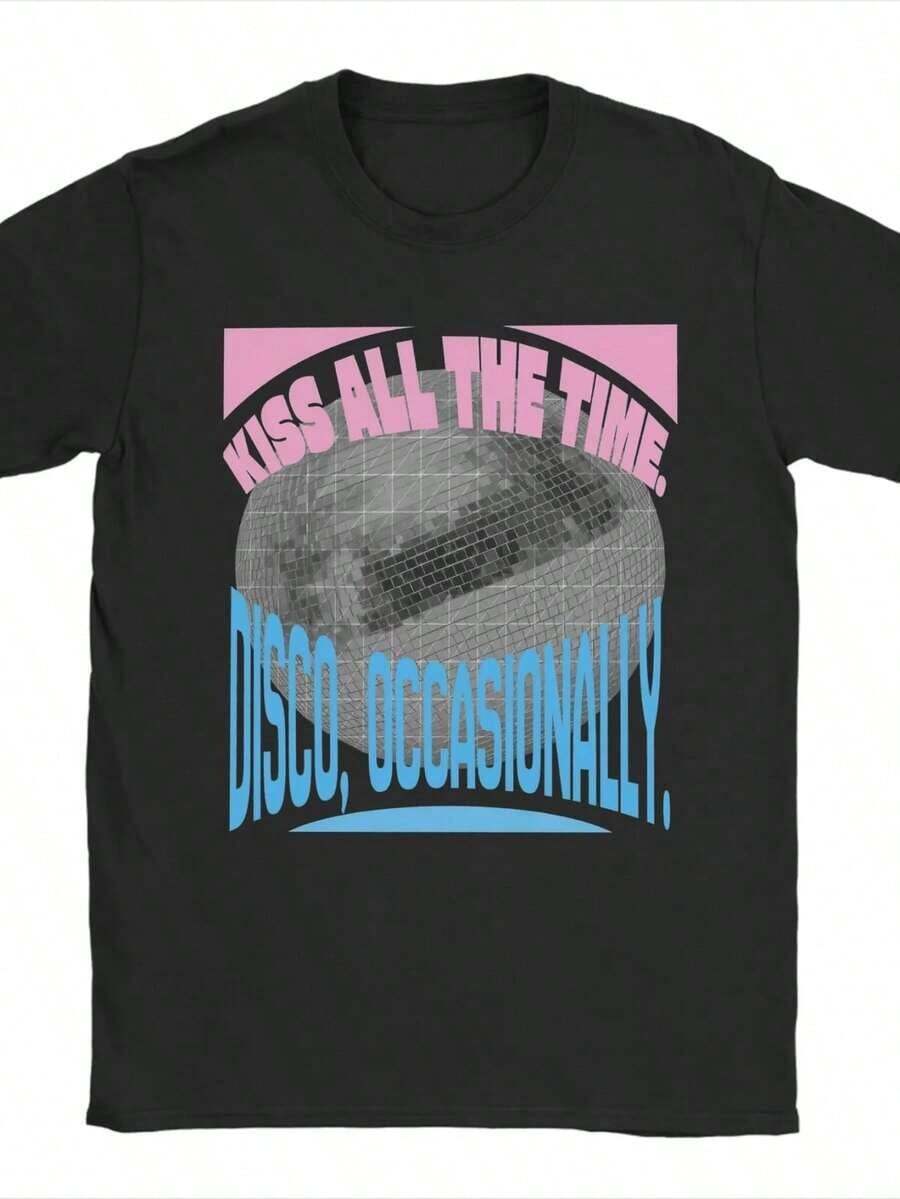 I Love Harry Click TeeMusic Styles For Harry Fans Love Theme I Love Harry Circular Text Styles Heart Photo Print Crew Neck T-Shirt Vintage Urban Style Unisex Loose Cotton Short Sleeve Crew Neck T-Shirt Blouses For Women. Blouses.Casual Blouses For Ladies. Print.Printed T-Shirt  Print. - 黑色 - 查看 1