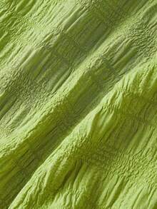 Mono de mujer de moda con lazo decorativo y tirantes en unicolor - Verde - Ver 6