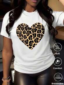 A Round Neck, Short-Sleeved T-Shirt From A Fashionable Clothing Line, Made In Mexico For The Spring/Summer 2025 Season. Featuring A Cartoon Print, It's A Couple's Model, Suitable For Wearing Both Inside And Out, Ideal For The Office And Casual Style, Designed For Men And Women, Sold Individually. - 白色的 - 查看 7