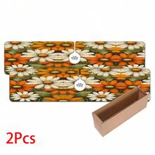 1pc Floral Pattern Faucet Cover, Durable Polyester, Quick Drying, Easy To Clean, Suitable For Kitchen And Bathroom, Easy Installation, Daily Decor, Gift, Bathroom Mat, Durable Faucet Cover, Faucet Accessory - Multicolor - View 13