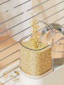 Máy cấp nước tự động 2 trong 1 cho vẹt, máng ăn chống rò rỉ, thích hợp cho vẹt uyên ương, vẹt đuôi dài và bồ câu. - sữa - Xem 7
