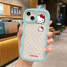 SANRIO ウェーブケースand苹果16ProMax/16Plus/16Pro/16/15ProMax/15Plus/15Pro/15/14ProMax/14Plus/14Pro/14/16E/13ProMax/13Pro/13/12ProMax/12Pro/12/11ProMax/11andGooglephonefor16ProMax/16Plus/16Pro/16/15ProMax/15Plus/15Pro/15/14ProMax/14Plus/14Pro/14/16E/13ProMax/13Pro/13/12ProMax/12Pro/12/11ProMax/11andGooglephone15ProMax落下防止15ProMax衝撃吸収クリアミニマリストおしゃれ - 粉色 - チェックする 8