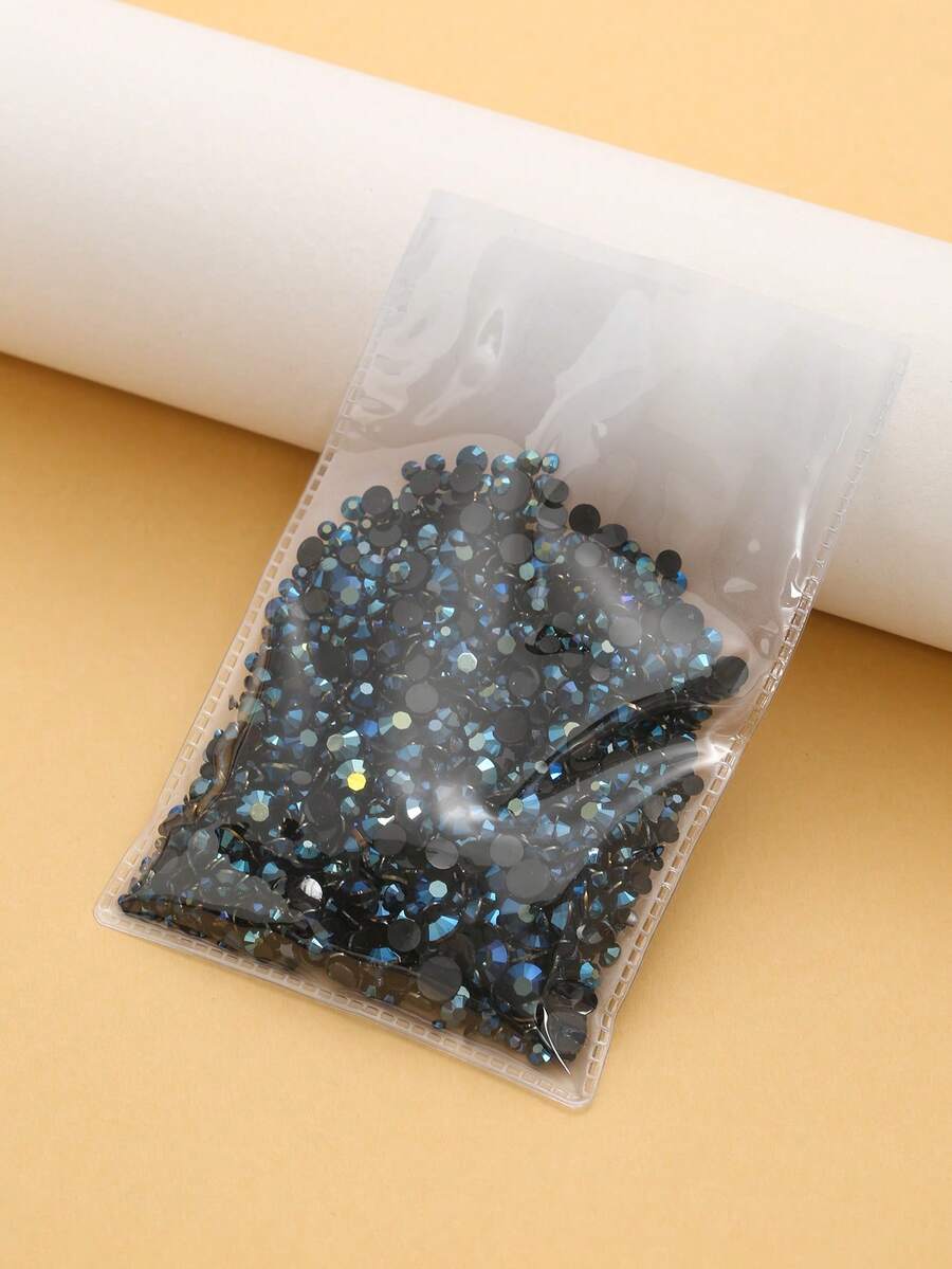 2MM-6MM Mixed Color 2000pcs/Pack Round Flat Bottom Resin Rhinestones Jelly Candy AB Color Shiny Sequins DIY Gemstone Diamond Stickers Jewelry Beads, Suitable For Clothes, Bags, Shoes, Mugs, Bottles, Cups, Phones, DIY Accessories