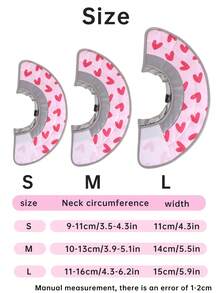 Supet Soft Cat Cone Collar For Cats Waterproof, Adjustable Post-Surgical E-Collar (Prevents Licking/Wound Aggravation) - Featuring A Cute Pattern Design, Neck Protection Shield, And Soft, Comfortable Fit - Suitable For Cats, Kittens, And Puppies - Pink - View 2
