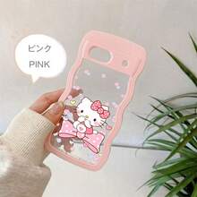 SANRIO and苹果16ProMax/16Plus/16Pro/16/15ProMax/15Plus/15Pro/15/14ProMax/14Plus/14Pro/14/16E/13ProMax/13Pro/13/12ProMax/12Pro/12/11ProMax/11andGooglephoneウェーブケースfor16ProMax/16Plus/16Pro/16/15ProMax/15Plus/15Pro/15/14ProMax/14Plus/14Pro/14/16E/13ProMax/13Pro/13/12ProMax/12Pro/12/11ProMax/11andGooglephone15ProMaxウェーブ形状15ProMaxクリア衝撃吸収ミニマリスト女性向け - ラベンダーパープル - チェックする 6