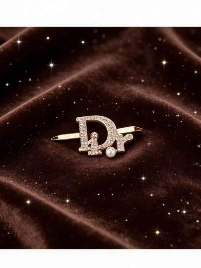 1pc Party Brooch / Prom Pin - Vintage Design. Ideal For Decorating Bags, Embellishing Gifts, Or Serving As An Everyday Accessory. Perfect For Holidays, Proms, Grand Events, Anniversaries, Valentine's Day, Birthdays, Graduation Parties, Christmas, And More.
