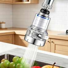 Faucet Water Filter - Suitable For Washing Fruits, Vegetables And Daily Use, Splash-Proof Design, Equipped With Rotatable Faucet Sprayer - View 8