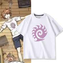 Dragon Raja Lu Mingfei Novel Cosplay T-Shirt, For Anime Conventions, Short Sleeve, Breathable For Summer, Plus Size. - 白色 - 查看 4
