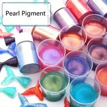 Set de 5 botellas de pigmentos en polvo de mica fina, colores multiusos ligeros adecuados para hacer jabón, teñir resina, elaborar velas, manualidades DIY y joyería - Tipo A - Ver 7