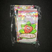 100个聚酯薄膜自封1克聚酯薄膜拉链袋 - 防臭防水，防异味可重复使用塑料储物袋，有各种卡通设计和3D激光图案，非常适合作为派对礼物。 - 彩色 - 查看 4
