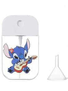 Disney, 1pc, Stitch Cartoon Portable Spray Bottle, 50ml Mini Travel Size, Transparent Container With White Cap, Stitch Cartoon Pattern Design, Travel Essential, Ideal Choice For Cosmetics And Skincare, Fan Exclusive, Makeup Storage Must-Have, Cartoon Themed Bottle, Durable Transparent Material. - Multicolor - View 13