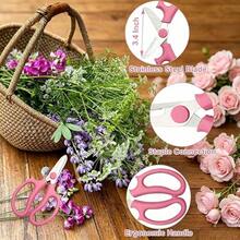 Bộ 3 dụng cụ cắt tỉa hoa chuyên dụng, lưỡi dao sắc bén và bền bỉ, cắt mượt mà không để lại gờ, thích hợp để tỉa tót và làm gọn hoa, cắt cành và lá cây xanh, và sửa chữa các bó hoa. - kéo cắt tỉa cây - Xem 2