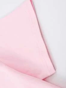 Camiseta manga corta cuello redondo 100% algodón, estampado trendy, tejido ligero y ventilado, estilo moda casual, apta para vida diaria, salidas informales y citas en primavera, verano y otoño - rosa - Ver 5