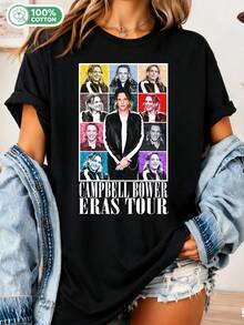 Jamie Campbell Bower Era Tour T-Shirt, Jamie Campbell T-Shirt, Jamie Campbell Long Sleeve T-Shirt, Jamie Campbell Fan T-Shirt, Jamie Merchandising T-Shirt. - Black - View 6