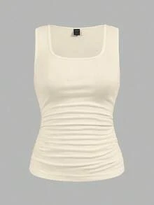 LUNE 3 piezas Blusas casuales de mujer con pliegues y parches de colores, uso versátil para el día a día - Multicolor 6 - Ver 3