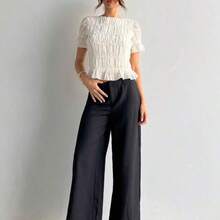 Women Blouses & Shirts - Whole Grain Coffee - View 6