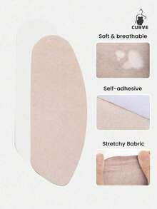 10/20pcs Protections anti-frottement des cuisses, invisibles, absorbantes, légères & confortables, couche intérieure ultra-fine anti-friction, convient pour les robes d'été, les combinaisons et les bikinis. Comprend également 10pcs cache-tétons en forme de fleur - Multicolore - Voir 6