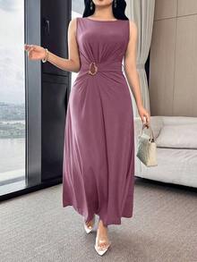 Women Midi Dresses - 波爾多 - 查看 7