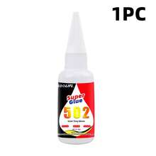 502 Super Glue Instant Quick Drying Cyanoacrylate Adhesive, Strong Bonding For Leather, Rubber, Wood, Metal - 502-m - View 12