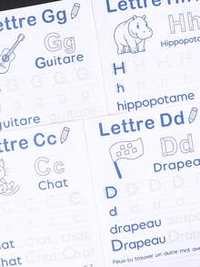 32-Page*2 French Handwriting Practice Notebook For Beginners, A Practical Gift Recommendation - 2 Copies Of 36610-2 - View 4