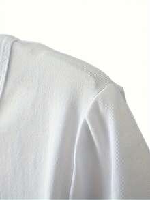 Camiseta de moda para mujer - [Blanco] - Ver 2