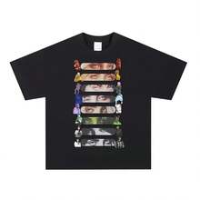 Camiseta de Billies Eilishs - Camiseta Holgada y Transpirable de Algodón Puro de Manga Corta para Hombre y Mujer - forma - Ver 1