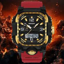 SANDA. SANDA Men's Casual Sports Electronic Watch, Multifunctional Digital Watch - 6310J - View 5