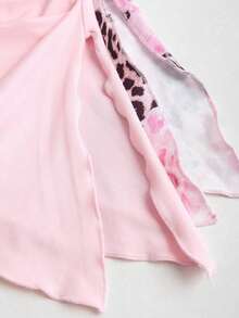 Top tubo asimétrico con volantes sexy  para mujeres - Multicolor 10 - Ver 4