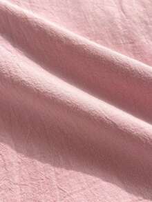 Pantalones sólidos de mujer con nudo, pantalones casuales sueltos, pantalones a rayas, pantalones de vacaciones, pantalones anchos de verano para mujer, pantalones anchos de mujer, pantalones de verano de mujer, pantalones de mujer - Rosa 2 - Ver 8