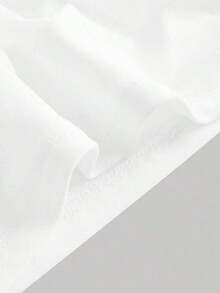 Vestido ajustado de hombros descubiertos fruncido - Blanco - Ver 3