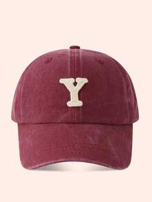 1 buah Topi Baseball Anak Warna Burgundy dengan Huruf, Topi Pelindung Matahari untuk Anak Laki-laki dan Perempuan, Cocok untuk Aktivitas Luar Ruangan dan Penggunaan Sehari-hari - Larut dalam air - tutup pencuci air berwarna merah anggur - View 81