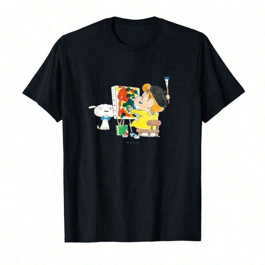Drawing Himawari T-Shirt - Negro - Ver 1