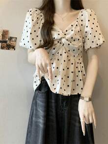 Women Tops - Apricot - View 5