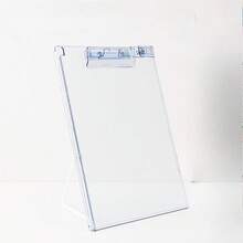 1pc Foldable Upright Hanging A4 Clipboard With Pen Holder, Durable Thick Multi-Function Exam Paper Clip Board For Office & Drawing - A4 - View 9
