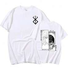 New Arrival Men's Clothing Men's T-Shirt Graphic Print T-Shirts Men's Clothing Anime Print - 白色 - 查看 6