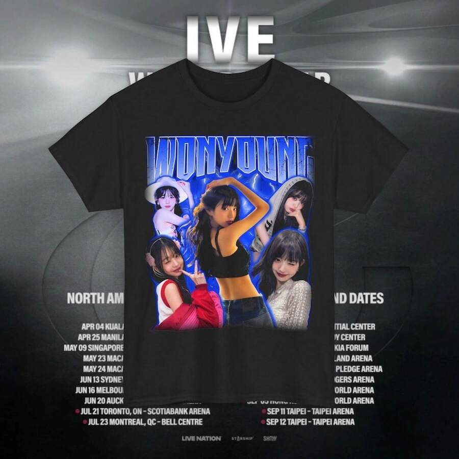Camiseta unisex, IveWonyoungRetroAños 90VintageGráficoUnisexoHeavyTee:BuceoKpopConciertoTourMercancía&Regalo2026,ropademujerblusasparadamacasualescamisasdemujerblusablusasparamujercamisas, GráficasimpresoAmigable con la piel, estilo de los 90Retro, Ropa Urbana, De ModacasualCamisetas, GráficasimpresoAmigable con la piel, estilo de los 90Retro, Ropa Urbana, De Modacasualcamisetas - Negro - Ver 1