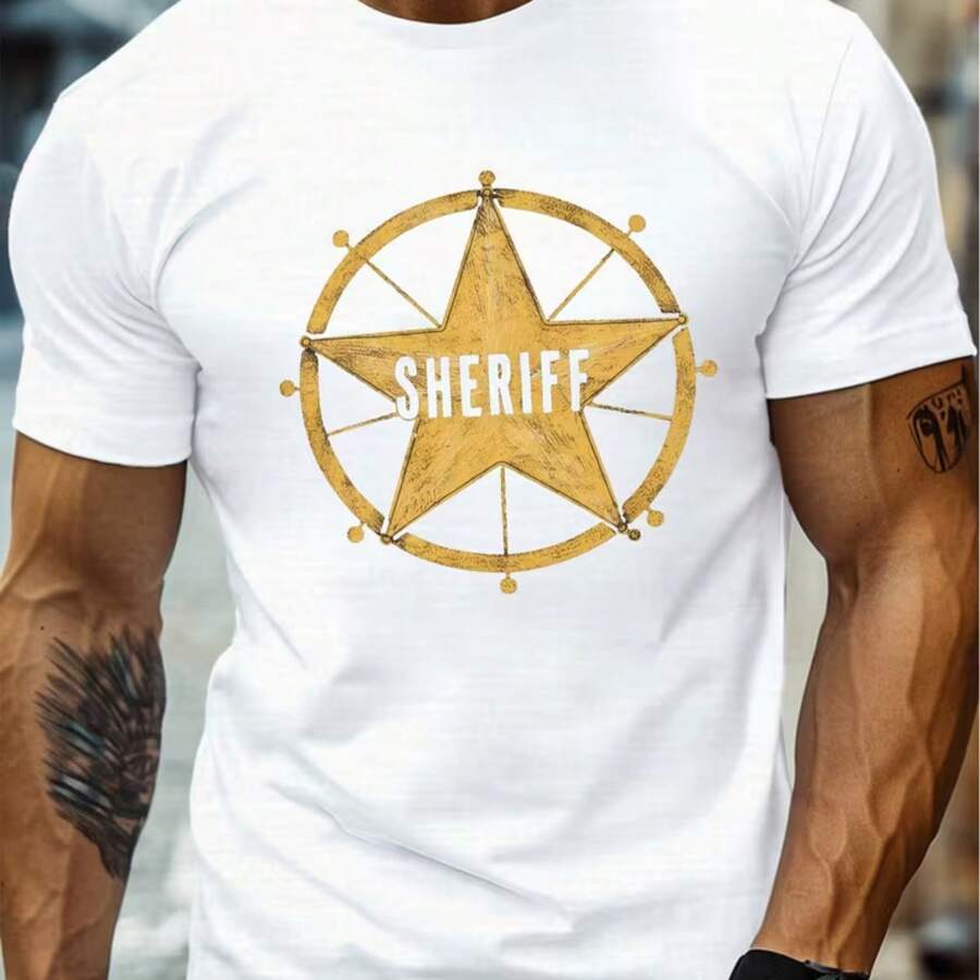 Camiseta impresa para hombres y mujeres - Blanco - Ver 1