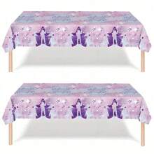 1/2Packs 54*108inch K-Pop Themed Party Tablecover Magical Music Party Tablecloth For GirlSinger Birthday Party Decor K-Pop Birthday Party Supplies - Multicolor - View 6