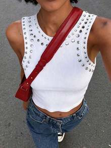3 piezas Camiseta de mujer de cuello redondo con estampado gráfico de lemas de Brasil, Italia y España - Blanco - Ver 6