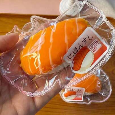 1pc High-Quality Realistic Salmon Squishy Toy, Suitable For Desktop Decor, Stress Relief, Gift For Friends, Classmates