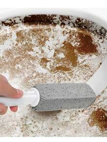 Pumice Toilet Cleaning Stone Brush, Powerful Stain Removal, Can Remove Stains, Hard Water Scale, Rust And More. Suitable For Cleaning Toilets, Removing Toilet Limescale, Sinks And Bathtubs. - Multicolor - View 4