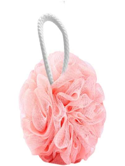 1pc Bath Sponge Ball For Adults, Cute Exfoliating Shower Sponge Home Bathroom Decor Fall Decor Back To