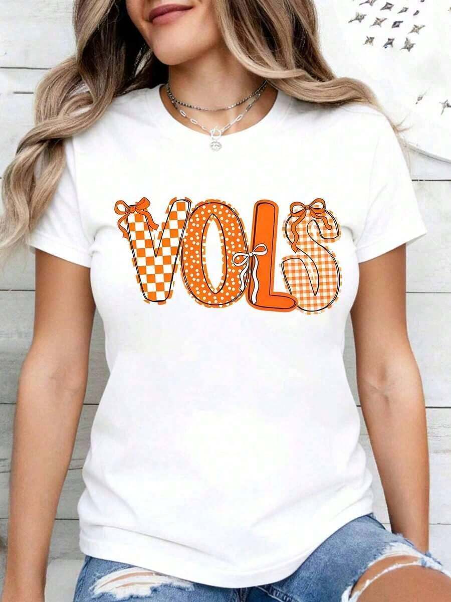Camiseta con Estampado de Cereza 'La Vida Casual Es Dulce' para Mujer, Top Casual de Verano, Camiseta con Estampado de Frutas Linda para Uso Diario y Regalo - Blanco - Ver 1
