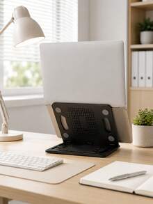 Adjustable Foldable Laptop Stand, Portable Laptop Riser Holder Compatible With 10-15.6 Inch Laptops Like, Surface, Chromebook, Pro, Ergonomic Design - One Size - View 12