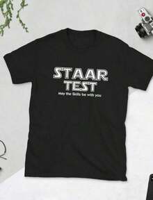 Premium Casual Unisex Cute SD Parents Day Of The Dead 2025 T-Shirts. Women's Short-Sleeved Black Cotton T-Shirt, Regular Fit, Round Neck With Slight Elasticity. - 黑色 - 查看 6